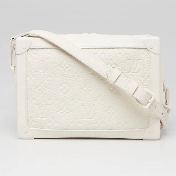 Louis Vuitton White Taurillon Embossed Leather Solar Ray Soft Trunk Bag - Picture 1 of 10